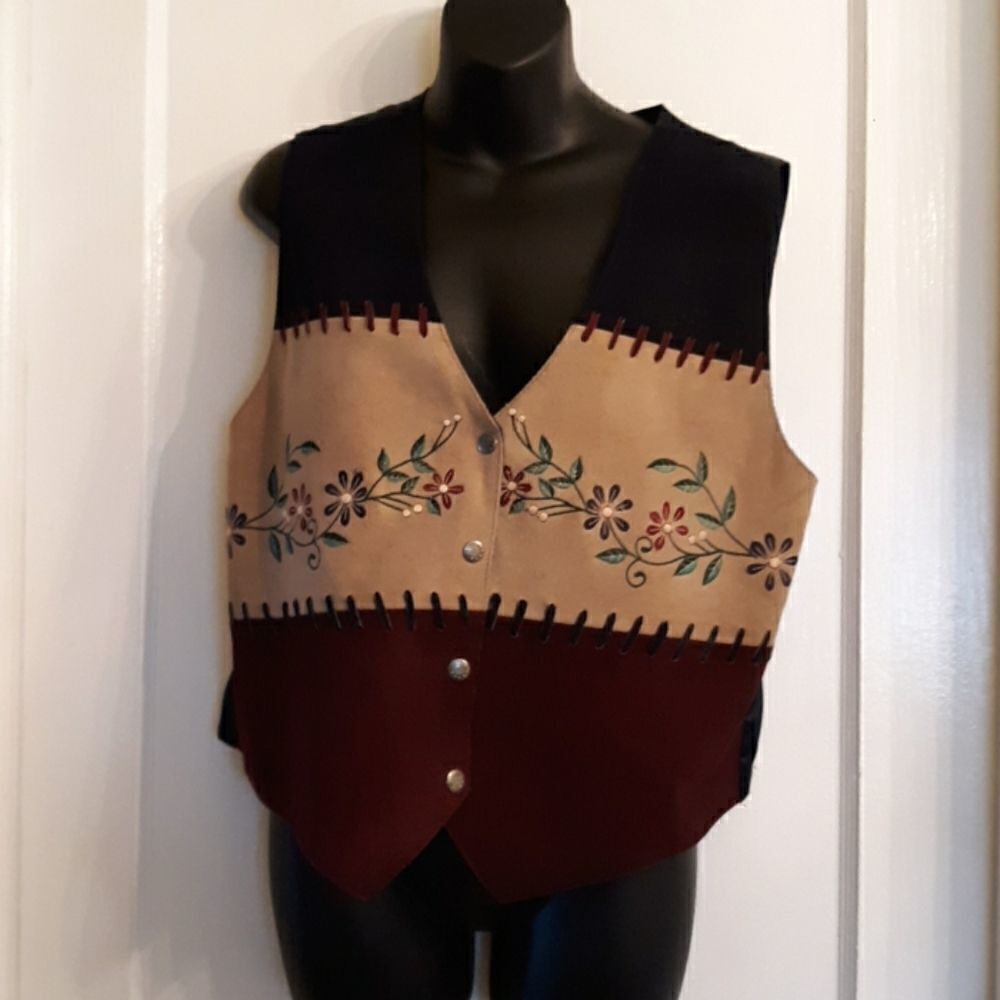 Leather Tantrums design Vest